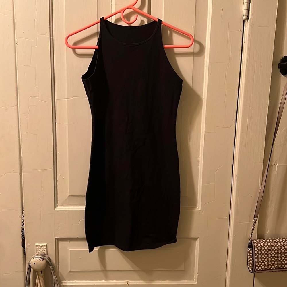 Black American apparel cotton body con dress size large